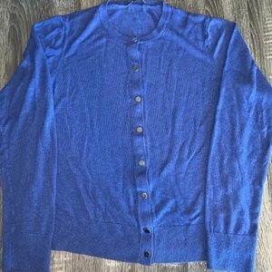 Ann Taylor Women's Large Blue Cardigan